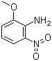 structure of CAS# 16554-45-3, 2-Methoxy-6-nitroaniline