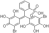 Bromopyrogallol Red molecular structure (CAS 16574-43-9)