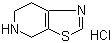 结构式 CAS# 165948-23-2, 4,5,6,7-四氢噻唑并[5,4-c]吡啶盐酸盐