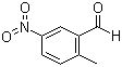 2-甲基-5-硝基苯甲醛分子结构 (CAS 16634-91-6)