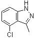 4-氯-3-甲基-1H-吲唑分子结构 (CAS 16640-87-2)
