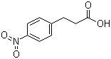 structure of CAS# 16642-79-8, 3-(4-Nitrophenyl)propanoic acid