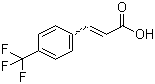 4-(Trifluoromethyl)cinnamic acid molecular structure (CAS 16642-92-5)