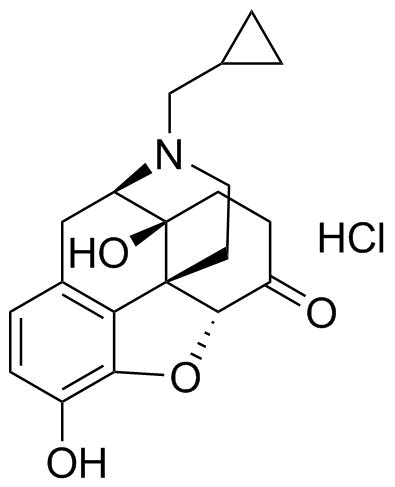Naltrexone hydrochloride molecular structure (CAS 16676-29-2)