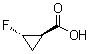 (1R-trans)-2-Fluorocyclopropanecarboxylic acid molecular structure (CAS 167073-08-7)