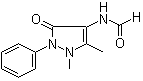 4-甲酰氨基安替比林分子结构 (CAS 1672-58-8)
