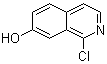 1-氯-7-异喹啉醇分子结构 (CAS 168003-06-3)
