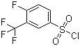 4-Fluoro-3-trifluoromethylbenzenesulfonyl chloride molecular structure (CAS 1682-10-6)