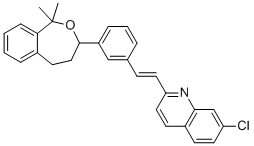 Montelukast Ether Impurity molecular structure (CAS 168214-67-3)