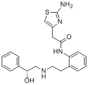 ortho-Mirabegron molecular structure (CAS 1684452-80-9)