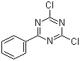 2,4-二氯-6-苯基-1,3,5-三嗪分子结构 (CAS 1700-02-3)