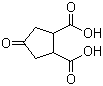 Cyclopentanone-3,4-dicarboxylic acid molecular structure (CAS 1703-61-3)