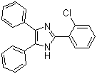 2-(2-Chlorophenyl)-4,5-diphenylimidazole molecular structure (CAS 1707-67-1)