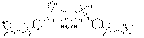 C.I. Reactive Black 5 molecular structure (CAS 17095-24-8)