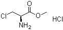 structure of CAS# 17136-54-8, 3-Chloro-L-alanine methyl ester hydrochloride