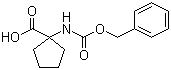 Cbz-1-amino-1-cyclopentanecarboxylic acid molecular structure (CAS 17191-44-5)