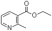 2-甲基烟酸乙酯分子结构 (CAS 1721-26-2)