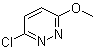 3-氯-6-甲氧基哒嗪分子结构 (CAS 1722-10-7)