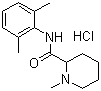 Mepivacaine hydrochloride molecular structure (CAS 1722-62-9)