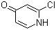 结构式 CAS# 17228-67-0, 2-氯-4-吡啶酮
