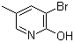 3-Bromo-2-hydroxy-5-methylpyridine molecular structure (CAS 17282-02-9)
