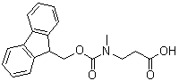 N-[(9H-Fluoren-9-ylmethoxy)carbonyl]-N-methyl-beta-alanine molecular structure (CAS 172965-84-3)