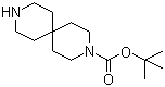 结构式 CAS# 173405-78-2, 3,9-二氮杂螺[5.5]十一烷-3-甲酸叔丁酯