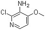 2-氯-4-甲氧基吡啶-3-胺分子结构 (CAS 173435-34-2)