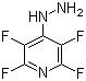 2,3,5,6-Tetrafluoro-4-hydrazinopyridine molecular structure (CAS 1735-44-0)