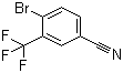 3-Trifluoromethyl-4-bromobenzonitrile molecular structure (CAS 1735-53-1)