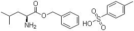 structure of CAS# 1738-77-8, L-Leucine benzyl ester p-toluenesulfonate salt;O-Benzyl-L-leucine toluene-p-sulphonate