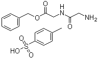 Glycylglycine benzyl ester tosylate molecular structure (CAS 1738-82-5)