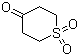 结构式 CAS# 17396-35-9, 四氢噻喃-4-酮 1,1-二氧化物