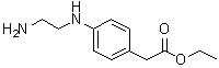 4-[(2-Aminoethyl)amino]benzeneacetic acid ethyl ester molecular structure (CAS 174890-79-0)
