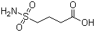 结构式 CAS# 175476-52-5, 4-氨基磺酰基丁酸; 3-羧基丙基磺酰胺