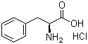 L-Phenylalanine hydrochloride molecular structure (CAS 17585-69-2)