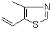 结构式 CAS# 1759-28-0, 4-甲基-5-乙烯基噻唑
