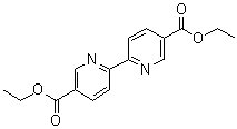 Diethyl 2,2'-bipyridyl-5,5'-dicarboxylate molecular structure (CAS 1762-46-5)