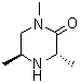 (3S,5S)-1,3,5-Trimethyl-2-piperazinone molecular structure (CAS 177018-07-4)