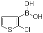 structure of CAS# 177734-82-6, 2-Chlorothiophene-3-boronic acid