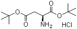 L-Aspartic acid di-tert-butyl ester hydrochloride molecular structure (CAS 1791-13-5)