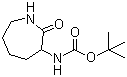 N-(Hexahydro-2-oxo-1H-azepin-3-yl)carbamic acid tert-butyl ester molecular structure (CAS 179686-45-4)