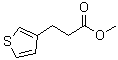 structure of CAS# 179932-05-9, 3-Thiophenepropanoic acid methyl ester