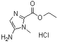 4-Amino-N-methylimidazole-2-carboxylic acid ethyl ester hydrochloride molecular structure (CAS 180258-46-2)