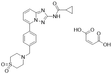 马来酸菲戈替尼分子结构 (CAS 1802998-75-9)