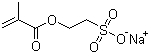 Sodium 2-sulfoethyl methacrylate molecular structure (CAS 1804-87-1)