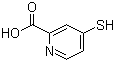 4-巯基吡啶-2-羧酸分子结构 (CAS 18103-74-7)