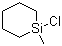 1-Chloro-1-methylsilacyclohexane molecular structure (CAS 18148-37-3)