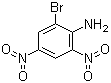 2-溴-4,6-二硝基苯胺分子结构 (CAS 1817-73-8)