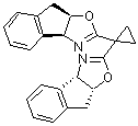 (3aS,3'aS,8aR,8'aR)-2,2'-Cyclopropylidenebis[3a,8a-dihydro-8H-indeno[1,2-d]oxazole] molecular structure (CAS 182122-08-3)